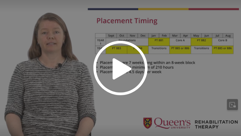Link to video about Placement Timing and Academic Half Days